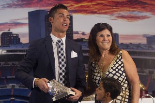 Cristiano Ronaldo a jeho matka Dolores.