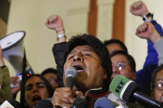 Bolívijský prezident Evo Morales. 