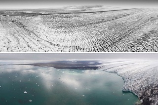Úbytok ľadovca Vatnajökull je značný.