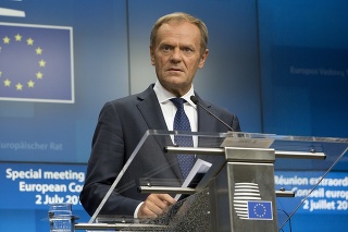 Predseda Európskej rady Donald Tusk.