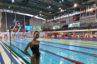 Slovenská reprezentantka v plávaní Nikoleta Trníková.