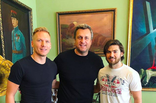 Bratia Žampovci sa stretli s Andrejom Dankom.