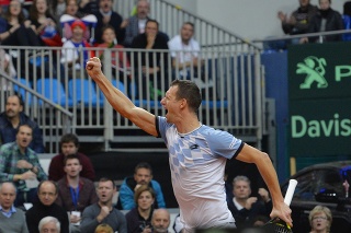 Na snímke slovenský tenista Filip Polášek.