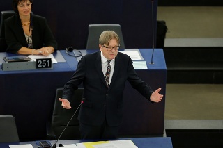 Belgický europoslanec Guy Verhofstadt.