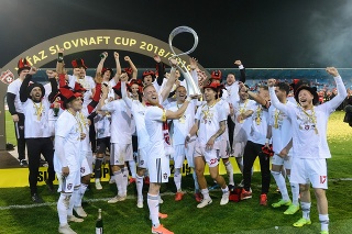 Futbalisti Spartaka Trnava vyhrali Slovenský pohár.