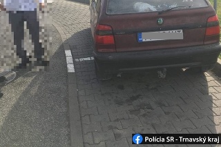 Polícia zadržala v Trnave vodiča, ktorý mal v krvi dve promile alkoholu.