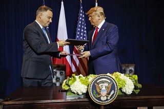 Trump a Duda podpísali dohodu o obrannej spolupráci.