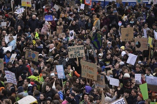 Včera sa konal celosvetový pochod proti klimatickým zmenám.