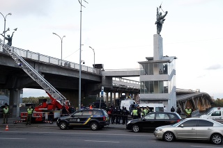 Vojak chcel vyhodiť do vzduchu kyjevský most.