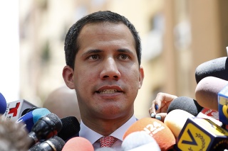 Venezuelský opozičný líder Juan Guaidó 