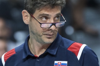 Na snímke tréner slovenských volejbalistov Andrej Kravárik.