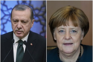 Erdogan a Merkelová