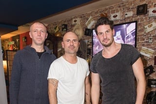 Zľava: David, Aleš a Vašek zo skupiny Lunetic.