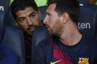 Lionel Messi a  Luis Suarez.