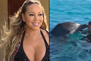 Nestarnúca Mariah Carey ukázala skvelú postavu v Karibiku: Ani delfíny sa jej nevedeli nabažiť