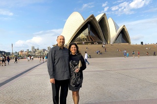 Manželia si nedali ujsť návštevu slávnej Opery v Sydney.