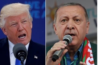 Prezidenti Trump a Erdogan
