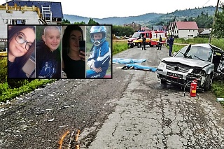 Traja tínedžeri skončili po zrážke mimo vozidla.
