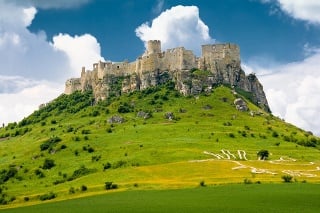 Spis Castle - Spissky hrad in East Slovakia is UNESCO site and was largest castle in Central Europe