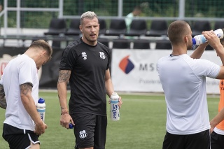 Na snímke nový asistent trénera FC Petržalka Ján Ďurica.