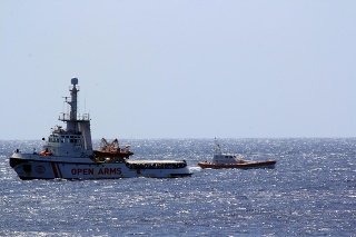 Španielska humanitárna loď Open Arms.