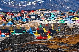 Ilulissat is a settlement in West Greenland nearby one of biggest ice fjords in the country. The colorful houses make the landscape of this little village unbelievable beautiful. It's hard to imagine by looking at this photo that this is located in that part of the world.