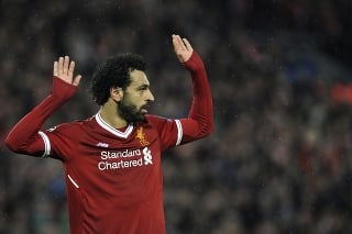 Futbalista FC Liverpool Mohamed Salah.