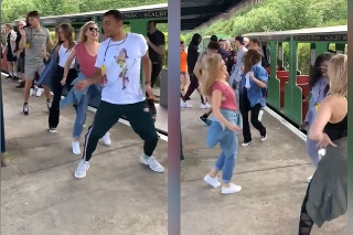 Kylie to má stále v sebe, nehviezdi len na pódiách: S megahviezdou tancoval celý vlak