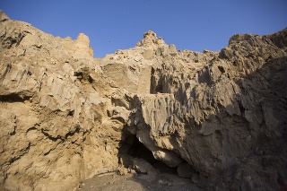 Jaskyňa prechádza cez najväčší vrch Izraela.