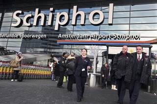 Letisko Schiphol v  Amsterdame.
