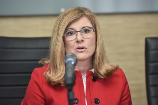 Ministerka pôdohospodárstva a rozvoja vidieka Gabriela Matečná