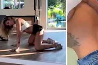 Miley Cyrus predvádza erotické tance a hladká sa po obnažených prsiach: Čo na toto povie manžel?!