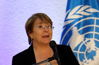 Vysoká komisárka Organizácie Spojených národov (OSN) pre ľudské práva Michelle Bacheletová
