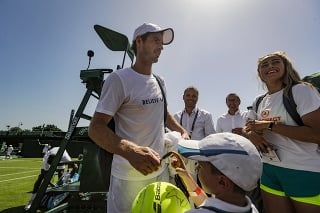 Andy Murray na tohtoročný Wimbledon už poctivo trénuje. 