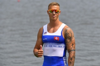 Na snímke slovenský reprezentant v rýchlostnej kanoistike Csaba Zalka.