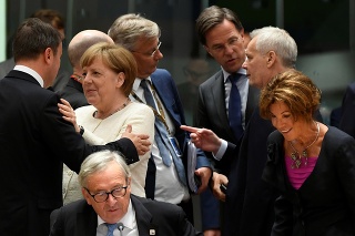 Európski lídri na stretnutí.