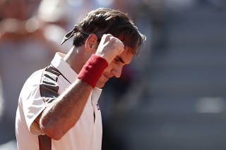 Švajčiarsky tenista Roger Federer na grandslamovom turnaji Roland Garros.