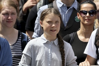 Aktivistka Greta Thunbergová. 