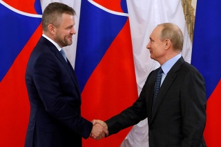 Peter Pellegrini s Vladimirom Putinom