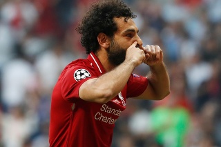 Salah sa stal úvodným strelcom finále Ligy majstrov.