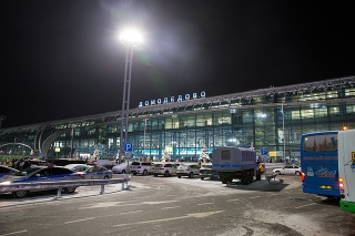 Moscow, Russia - December 27, 2018: Passenger terminal of Domodedovo International Airport. Moscow. Russian Federation