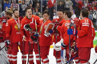 Po zápase o bronz boli ruskí hokejisti sklamaní. Chceli v Bratislave zlato.