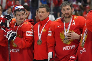 Po zápase o bronz boli ruskí hokejisti sklamaní. Chceli v Bratislave zlato.