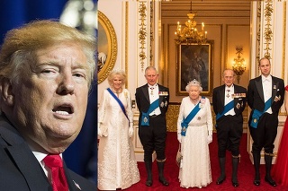 Trump sa stretne s kráľovskou rodinou.