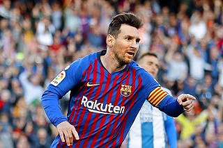 Messi sa teší z druhého gólu.