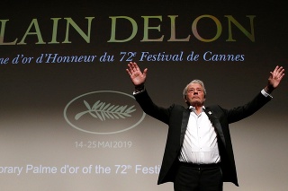 Delon dostal v Cannes Zlatú palmu za celoživotné dielo.