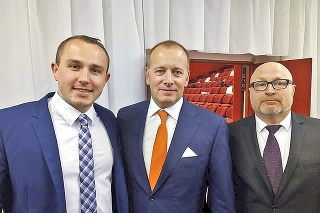 Boris Kollár so svojím podpredsedom Jozefom Vašutom.