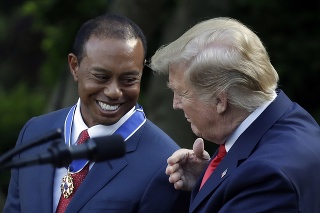 Tiger Woods dostal od amerického prezidenta významné ocenenie.