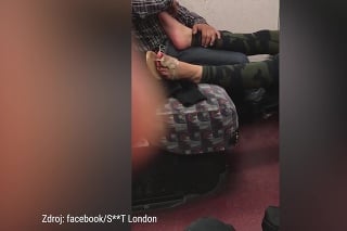 Cestujúci v Londýnskom metre ostali v šoku: Čo robil chlap na verejnosti tej žene?!