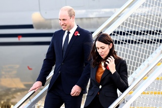 Princ William s novozélandskou premiérkou Jacindou Ardern.